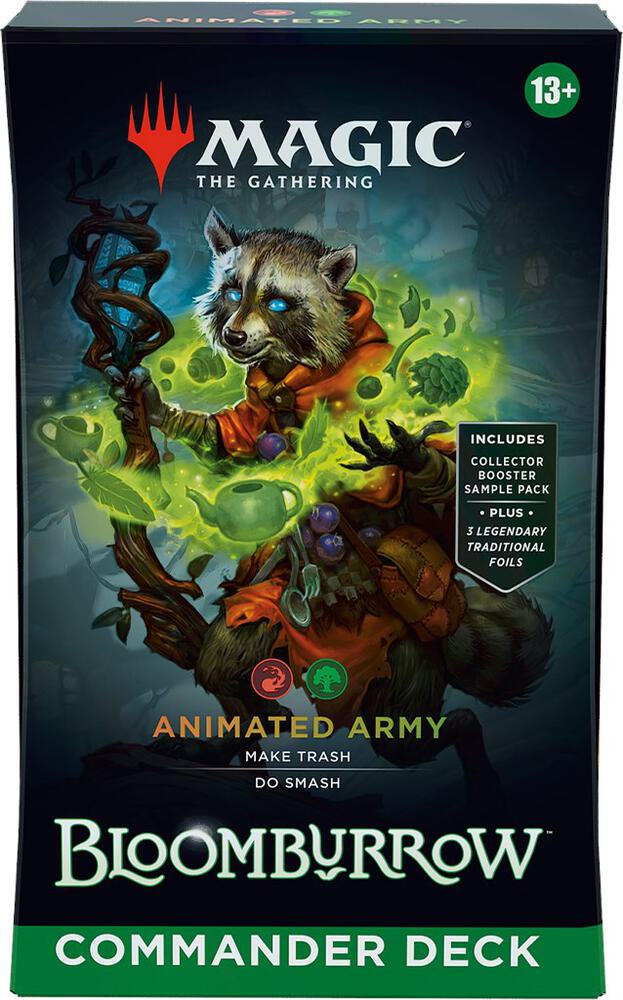 MTG Sleeved - Bloomburrow Commander Deck - Animated Army
