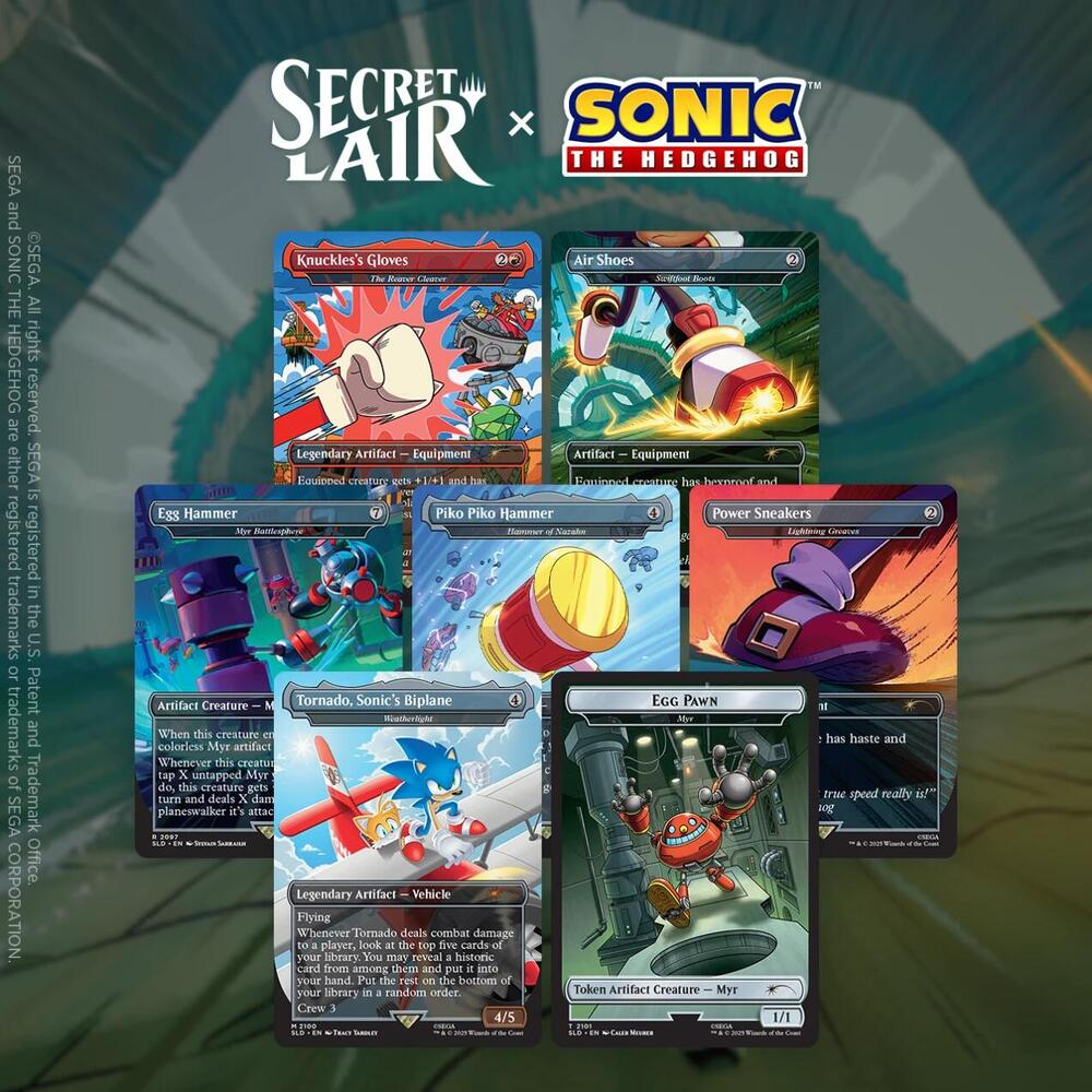 MTG Sealed - Secret Lair x Sonic the Hedgehog Superdrop: Turbo Gear (Non-Foil)