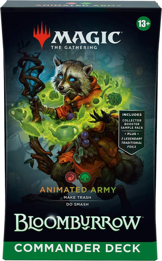 MTG Sleeved - Bloomburrow Commander Deck - Animated Army