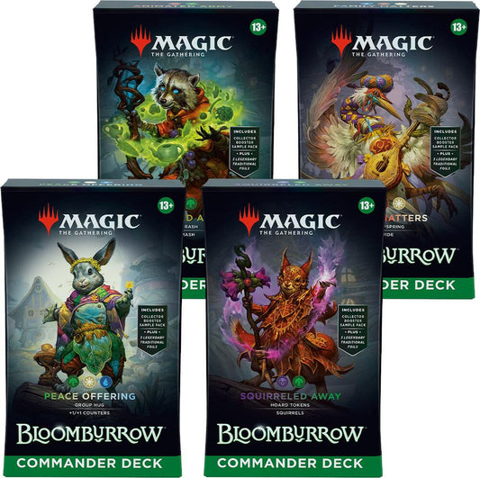 MTG Sealed - Bloomburrow Commander Deck Display - Sealed Case