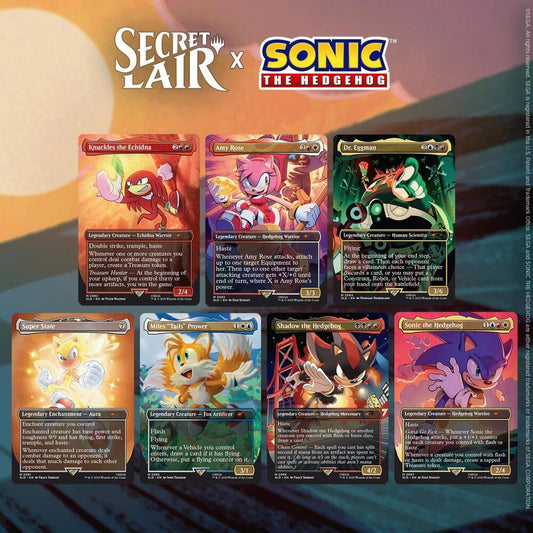 MTG Sealed - Secret Lair x Sonic the Hedgehog Superdrop: Friends & Foes (Non-Foil)