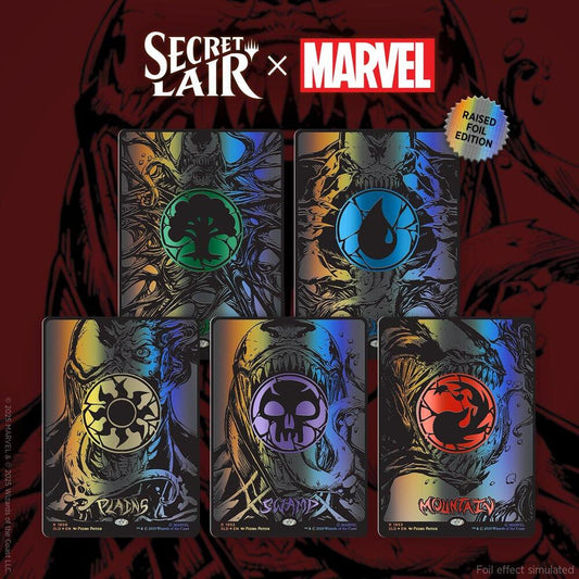 MTG Sealed - Secret Lair x Marvel's Spider-Man: Mana Symbiote - Raised Foil Edition