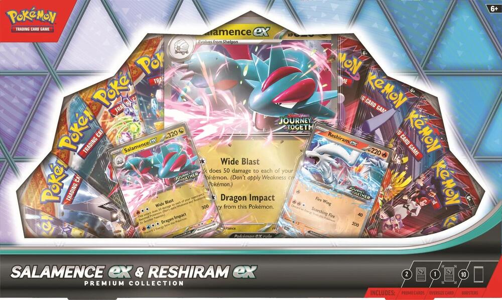 PKMN Sealed - Salamence ex & Reshiram ex Premium Collection