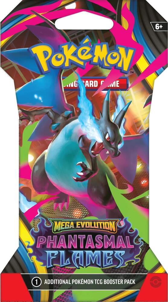 PKMN Sealed - ME02: Phantasmal Flames - Sleeved Booster Pack