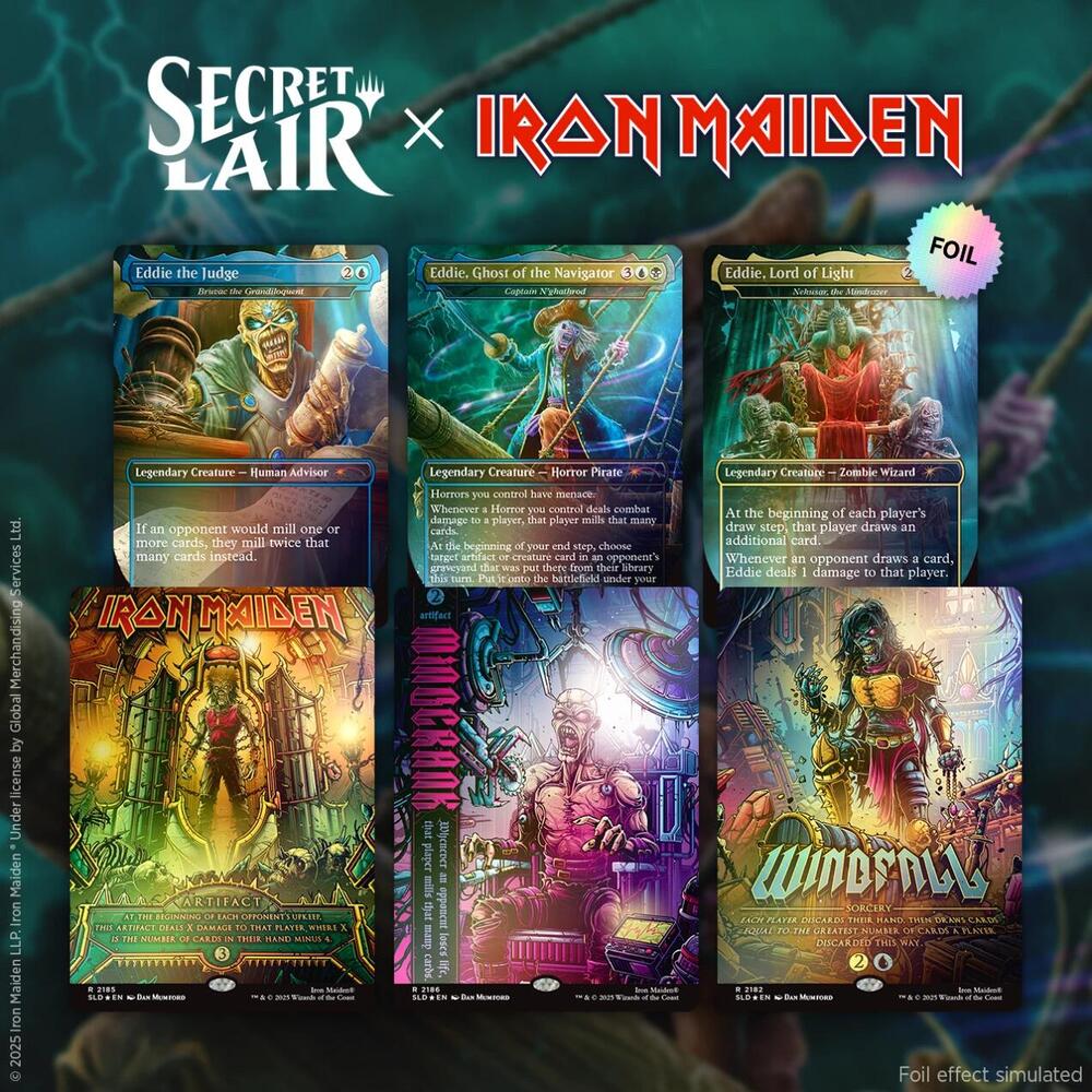 MTG Sealed - Secret Lair x Iron Maiden: Eddie Unchained - Rainbow Foil Edition