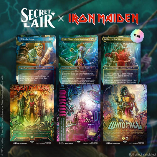 MTG Sealed - Secret Lair x Iron Maiden: Eddie Unchained - Rainbow Foil Edition