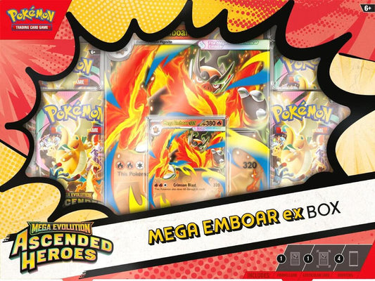 PKMN Sealed - Ascended Heroes Mega Emboar ex Box