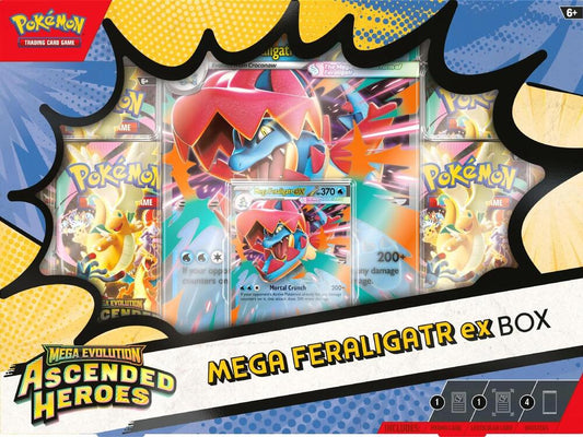 PKMN Sealed - Ascended Heroes Mega Feraligatr ex Box